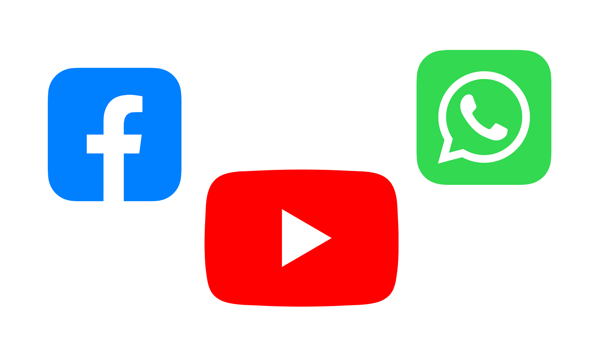 Logos der sozialen Netzwerke