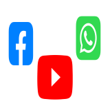 Logos der sozialen Netzwerke
