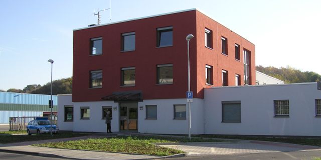 Dienstgebäude des Bezirksdienstes Geilenkirchen am Theodor-Heuss-Ring 55 in Geilenkirchen